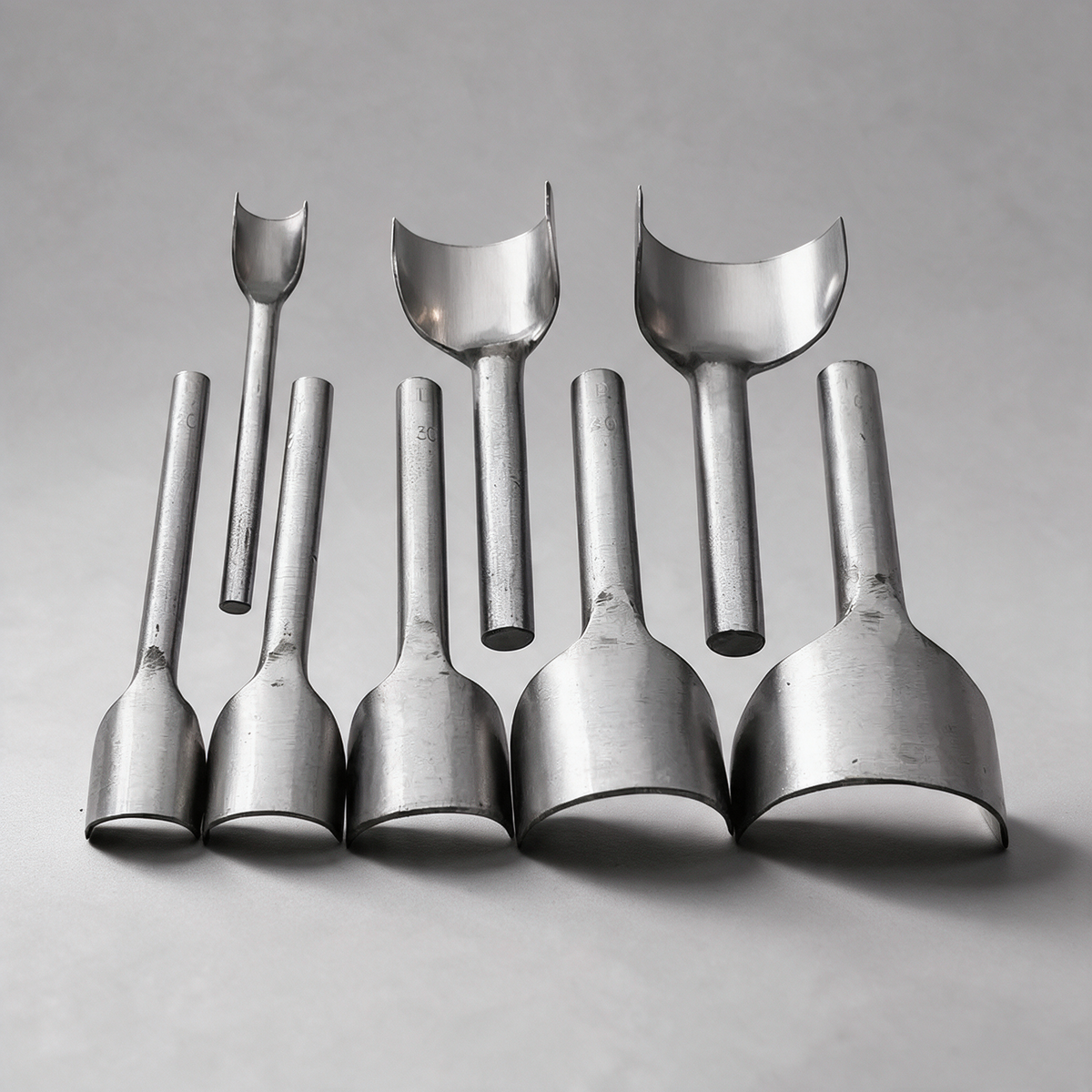 round punches set feature sizes