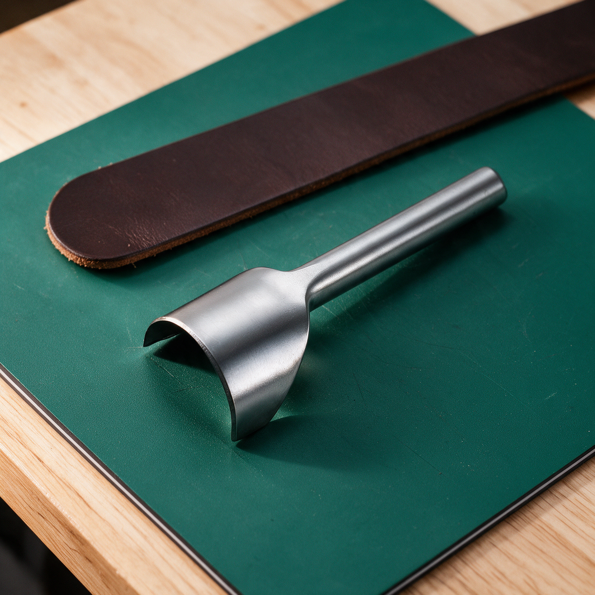 round punches set usecase belts
